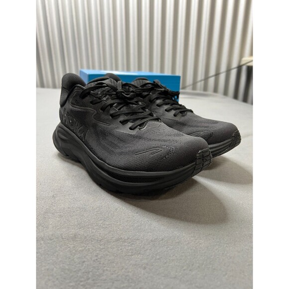 Hoka One One Clifton 10 Running Shoes Men\'s Size 10.5D Black Lace-Up 1162030 main image 7